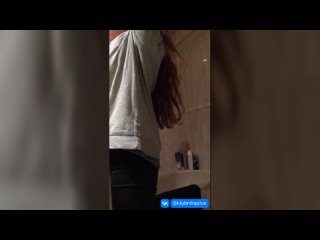 hidden camera in the women's bathroom.